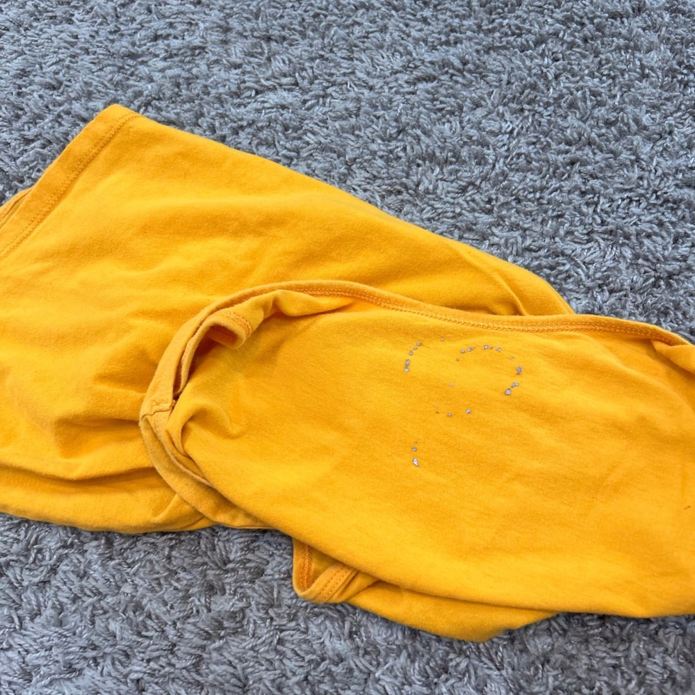 Womens XL Yellow Tank Top Sleeveless Casual Basic Shirt rue 21 - Picture 5 of 7
